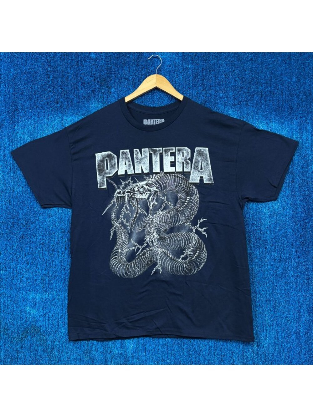 Pantera Electrified Skeletal Snake Thrash Metal Band Tee XL